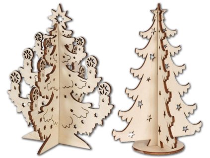 Dekorace dřevěný stromek