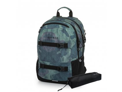 Studentský batoh + etue OXY Sport Camo 9-22323E