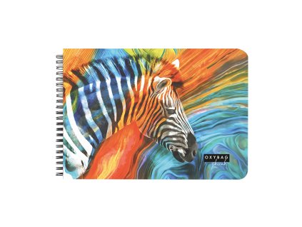 Skicák A4 40 listů 190g Zebra