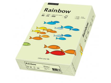 RAINBOW A4 80g 500ls světle zelená (72)