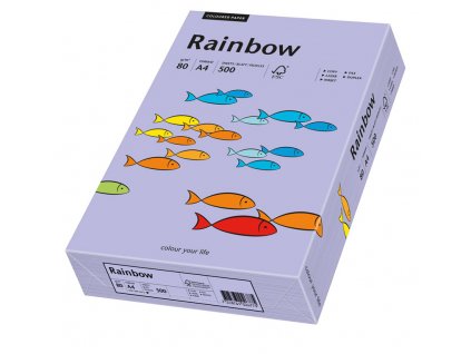 RAINBOW A4 80g 500ls levandulová (60)