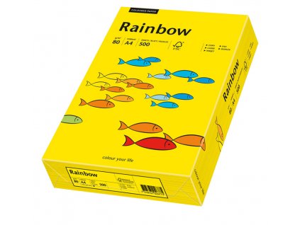 RAINBOW A4 80g 500ls intenzivní žlutá (18)