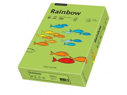 RAINBOW A4 80g 500ls zelená (76)