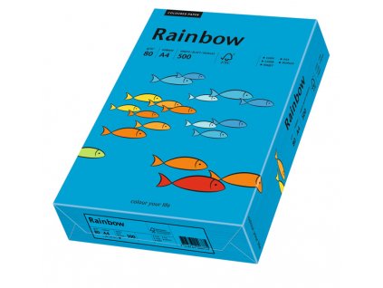 RAINBOW A4 80g 500ls sytě modrá (88)