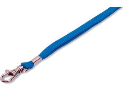 15918 1 snurka na krk rose 12mm x 90cm modra
