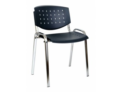 16041 1 konferencni zidle taurus layer p26 cerna chrom ram