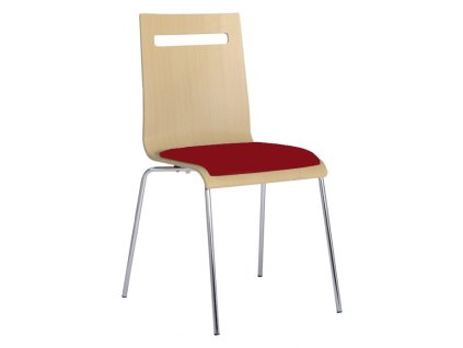 16593 1 zidle jidelni elsi tc buk d3 cervena