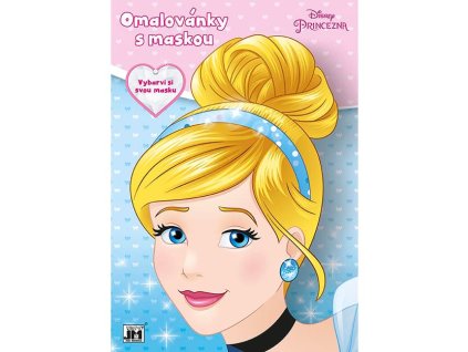 Omalovánky A4 S maskou Disney princezny