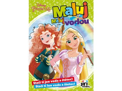 Maluj vodou A5 Disney princezny