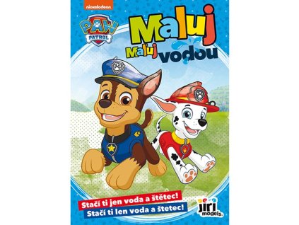 Maluj vodou A5 Tlapková patrola