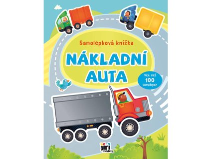 Samolepková knížka Nákladní auta
