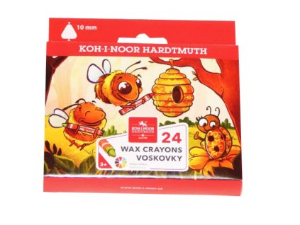Voskovky Koh-i-Noor 8274 trojhranné 24ks