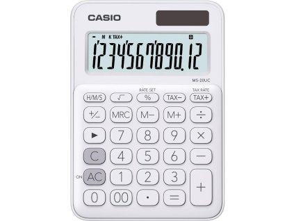 Kalkulačka CASIO MS 20UC WE bílá