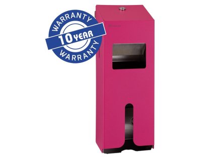 Zásobník na hygienické vložky a tam nerez mat fuchsiová