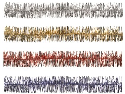 Vánoční řetěz barevný 2 m