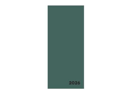 Diář týdenní Verde zelená