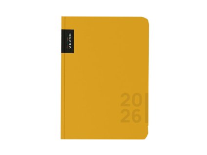 Diář denní Verde A5 hořčice
