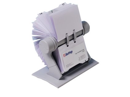 Rotační vizitkář Rotacard RC 250 na 200 vizitek světle šedý