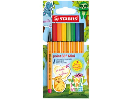 Stabilo Point 88 Mini Anima Vibes sada 8 ks