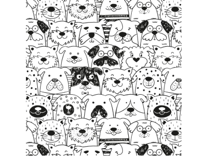 Ubrus do výtvarné výchovy 65x50cm Pets