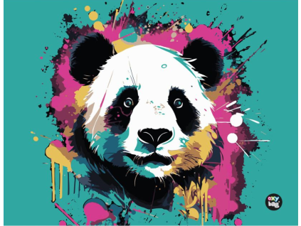 Ubrus do výtvarné výchovy 65x50cm Panda