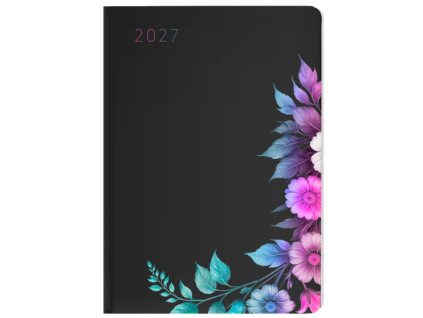 175607 diar a5 denni 2027 floral