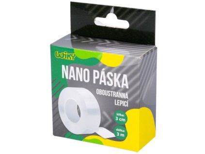 Oboustranná lepící nano páska, 3m x 3cm