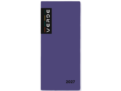 175652 diar pvc mesicni 2027 verde violet