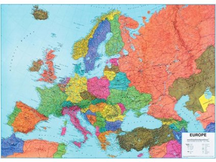 17880 1 nastenna mapa evropy politicka 140x100cm