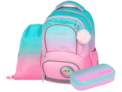 Školní set 3ks OXY NEXT Ombre Pink