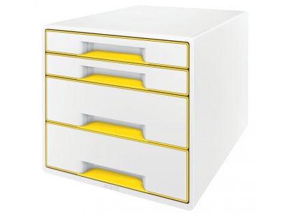 18741 zasuvkovy box leitz wow cube 4 zluty