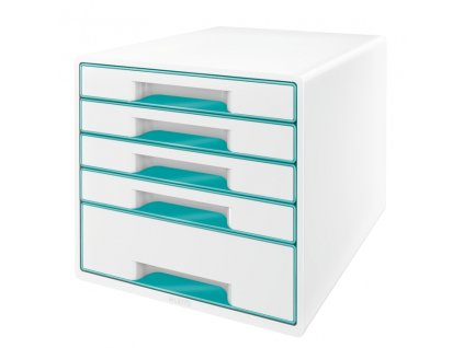 18771 1 zasuvkovy box leitz wow cube 5 purpurovy