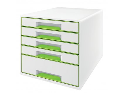 18774 zasuvkovy box leitz wow cube 5 zeleny