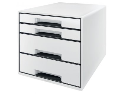 18852 zasuvkovy box leitz wow cube 4 cerny