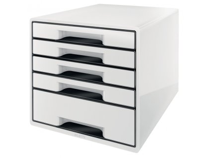 18855 zasuvkovy box leitz wow cube 5 cerny