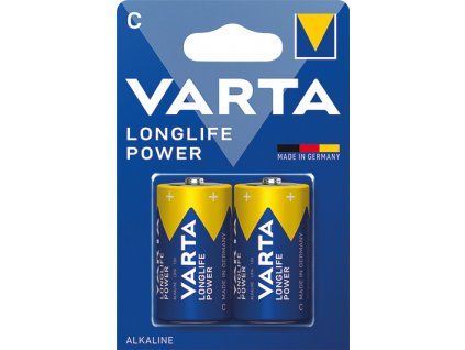 Alkalické baterie VARTA Longlife Power C 2ks