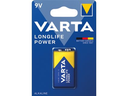 Alkalická baterie VARTA Longlife Power 9V