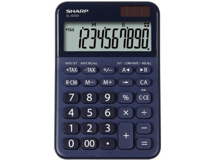 Kalkulačka SHARP EL-M335BBL modrá