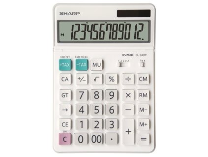 19209 1 kalkulacka sharp el 340w bila