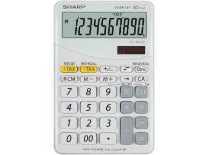 Kalkulačka SHARP EL-M332BWH bílá