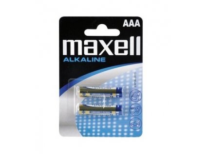Alkalické baterie MAXELL AAA 2ks