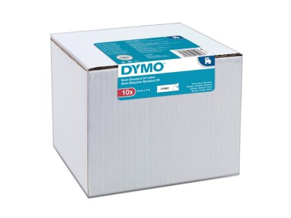 19854 1 dymo paska d1 40913 9mm 7m cerna na bile 10ks