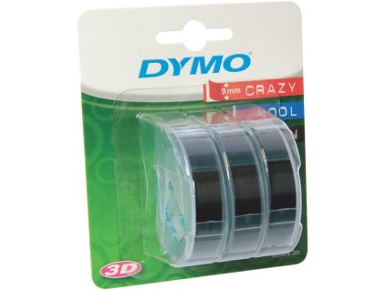 19938 1 dymo paska 3d cerna 3ks 9mm 3m