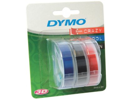 DYMO páska 3D barevný mix 3ks 9mm/3m