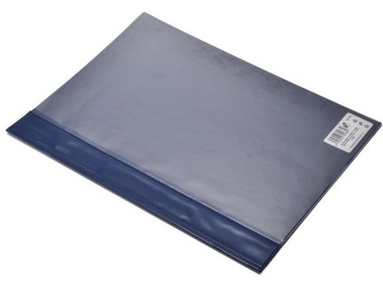2049 rychlovazac pvc s predni kapsou a4 modry