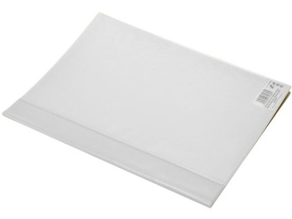 2055 rychlovazac pvc s predni kapsou a4 bily