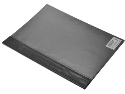 2058 rychlovazac pvc s predni kapsou a4 cerny