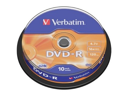 21507 1 dvd r verbatim 4 7gb 16x 10 pack