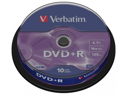 21513 1 dvd r verbatim 4 7gb 16x 10 pack