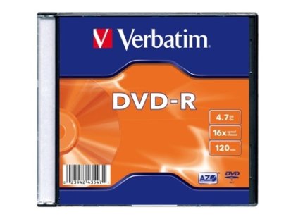 21522 1 dvd r verbatim 4 7gb 16x 20 pack slim